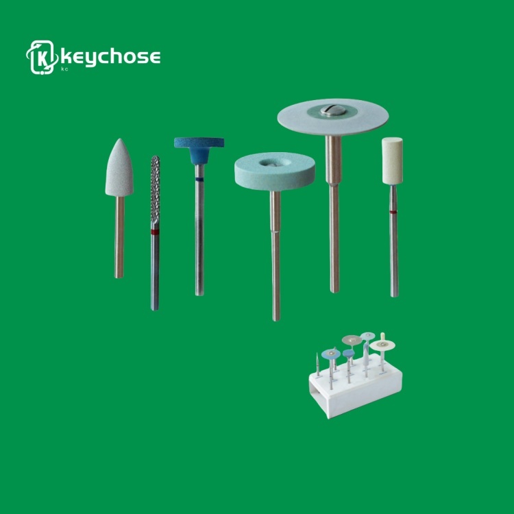 keychose dental polishing tools Conical Tungsten Carbide Tooth Polishing tools dental polishing brush
