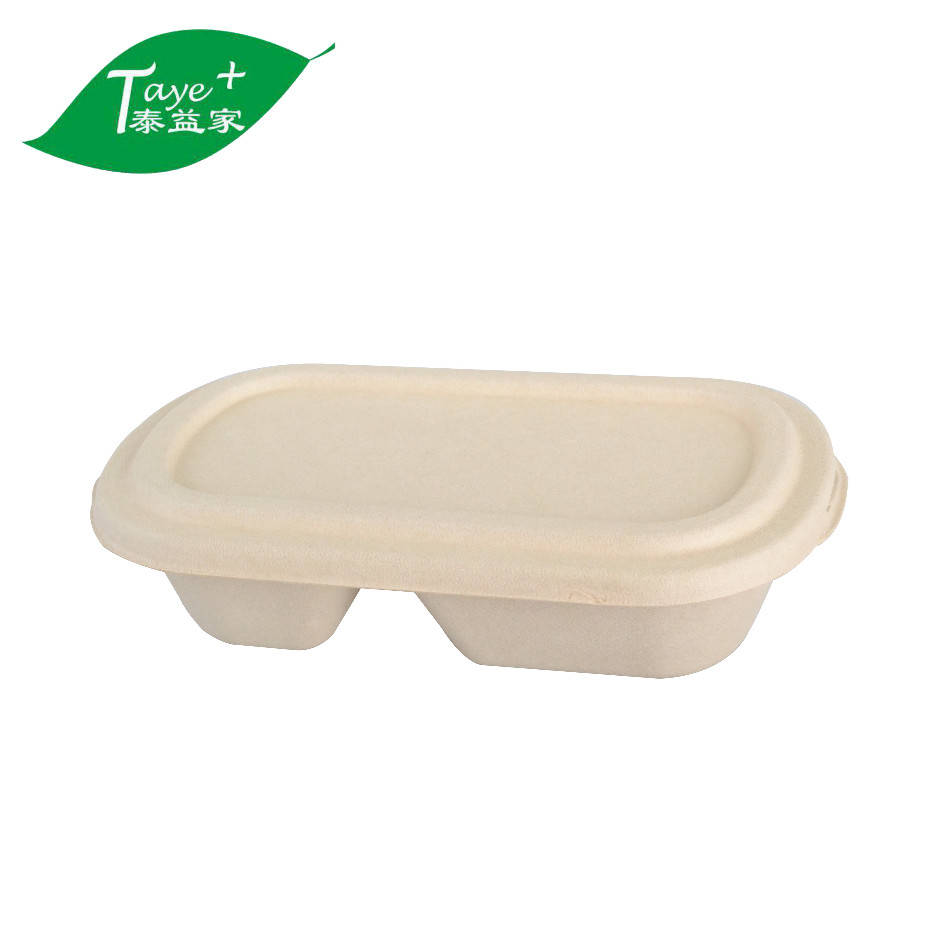 1000 мл бамбуковое волокно бамбуковая мякоть bagasse biodegradable прямоугольная вынос коробка