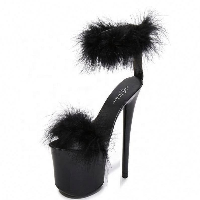 Wholesale Girls Sexy High Heels Sandals 20 Cm Pole Dance Shoes Ladies Platform Meeting With Quality