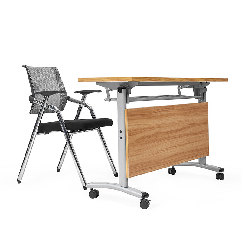 Foldable Wooden Adjustable Office Standing Desk Cheap School Tables Computer Desks Folding Office Table