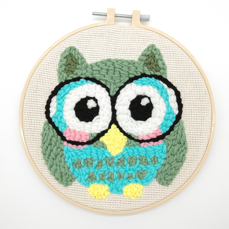 DIY набор игл для вязания, вышивки, вышивки с вышивкой в виде совы