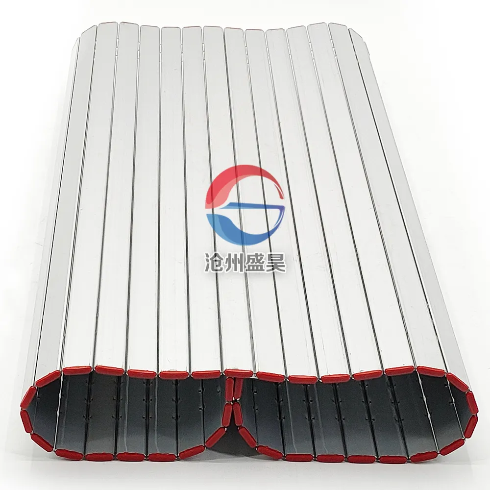 Manufacturer Supply Aluminum CNC Protective Accordion Curtain Shield