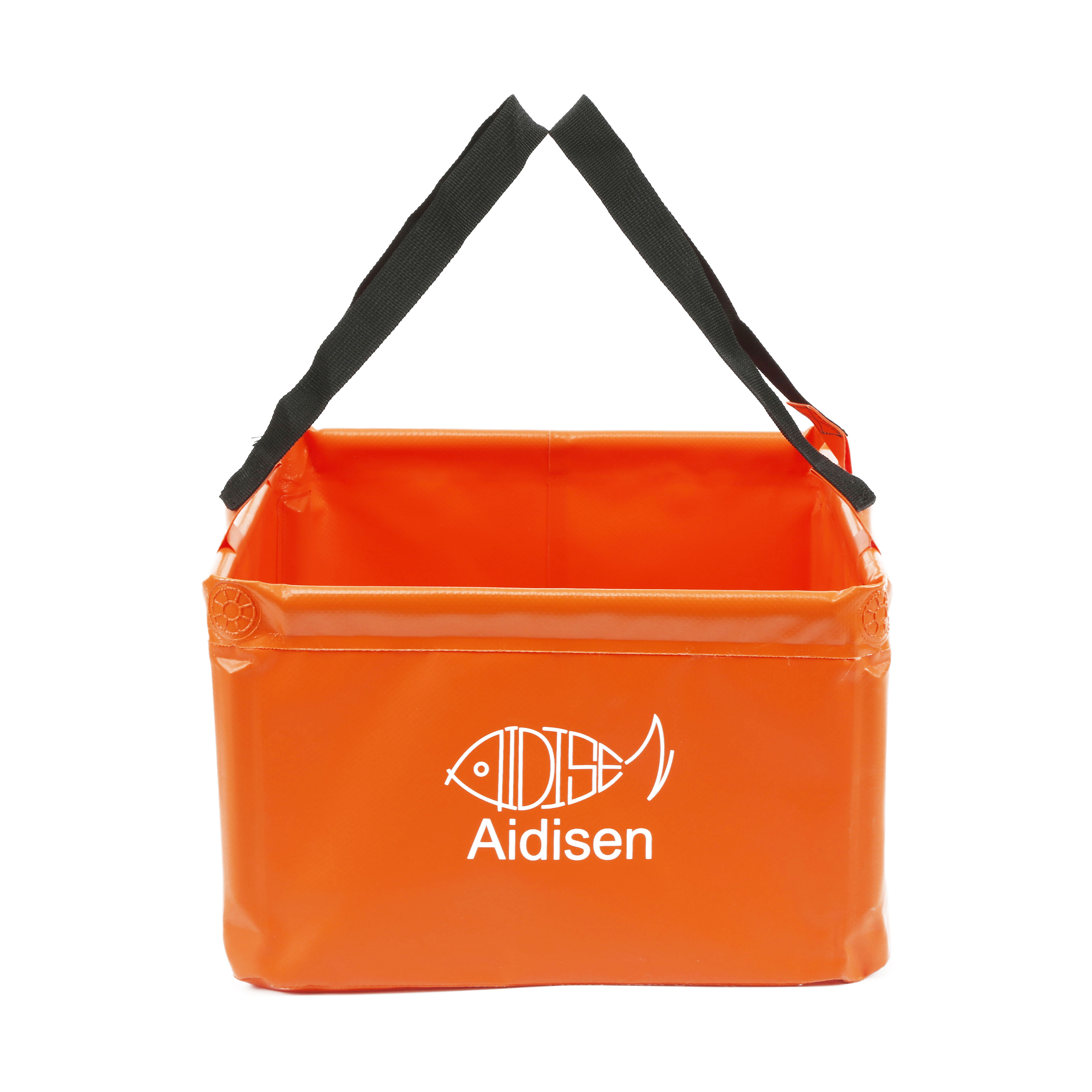Custom Printed Square Collapsible Folding Water Bucket For camping and Hiking