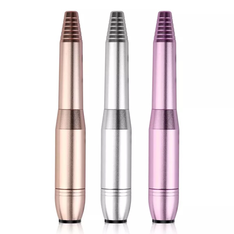 25000 Rpm Nail Art Electric Polisher Pen Portable Nail Sander Gold Pink Silver Nail Removal