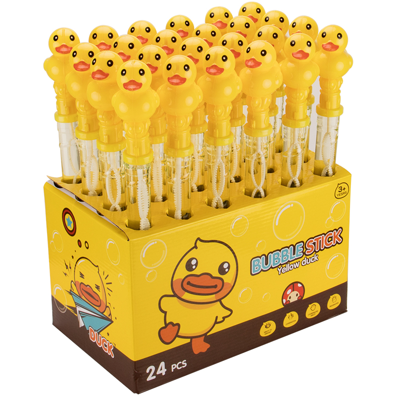 duck light Bubble stick colorful blowing bubble children's toys bubble water Hot Selling animal shape