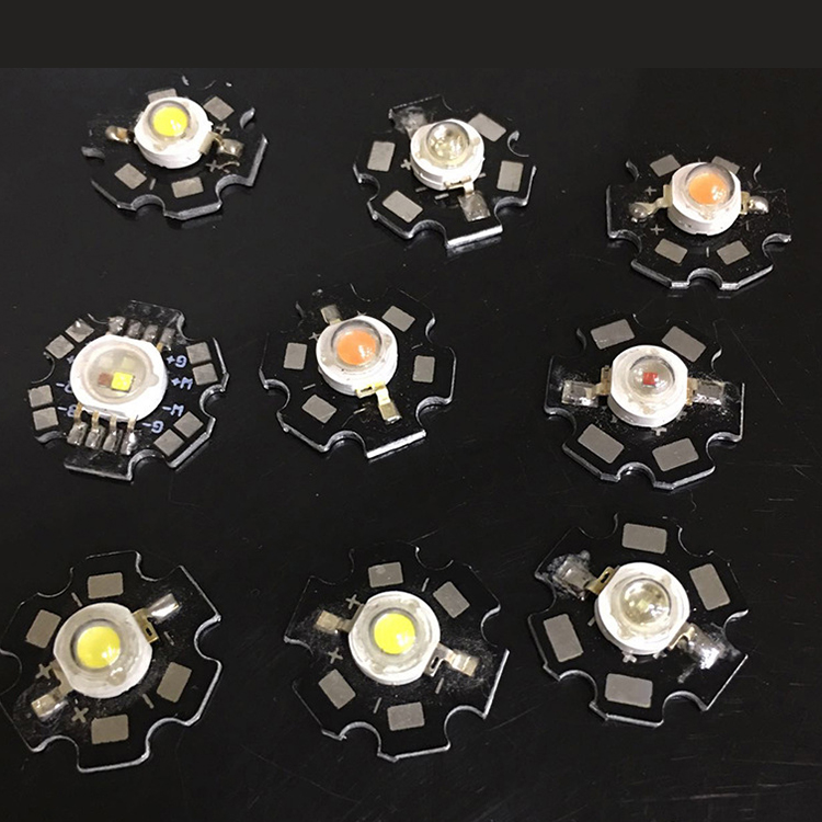 Полноцветные SMD 1 Вт 3 Вт высокой мощности белый/теплый белый Full spectrum LED чип с SMT паяльная технологии