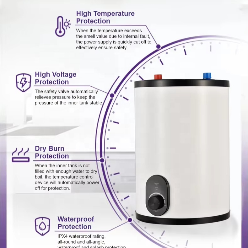 Electric Water Heater Manufacturing Double Security Protection High Quality 220V Electric Water Heaters
