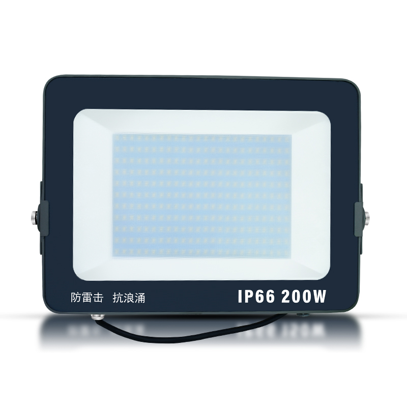 Dongdian Era Светодиодный прожектор высокой яркости водонепроницаемый Ip66 30 Вт 60 Вт 100 Вт 200 Вт наружный светодиодный прожектор для сада
