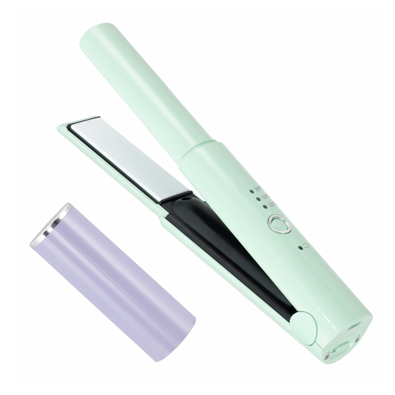 Portable Mini wireless cordless hair straightener portable three-speed temperature control customizable