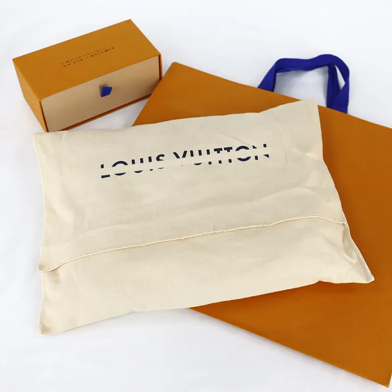 Wholesale Soft Twill Eco Bags Print Custom Luxury Cotton Linen Dust Envelope Packaging Bag