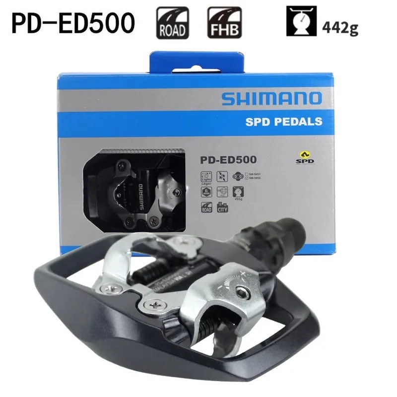 Shimano PD-EH500/ED500 dark grey SM-SH56/SH51 MTB bike bicycle pedal clip bike accessories pedales cleats bmx pedals parts