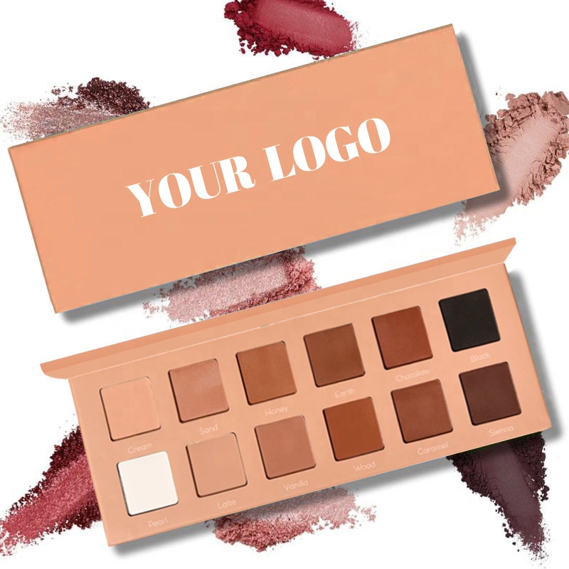 Wholesale Cardboard Eyeshadow Palette Private Label High Pigment Custom Eye Shadow Palette