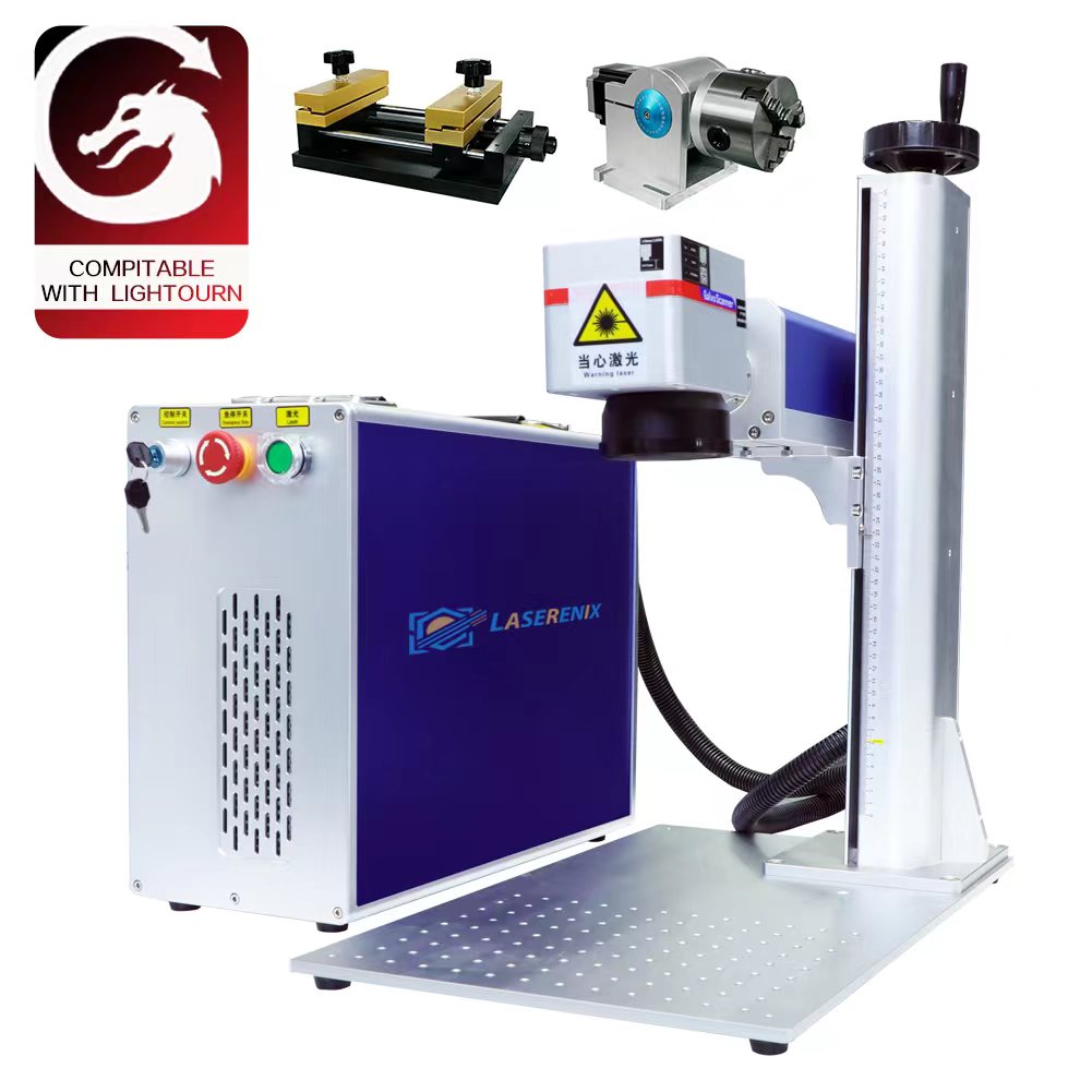 JPT MAX high accuracy fiber laser engraving machine 20w gold silver metal marking