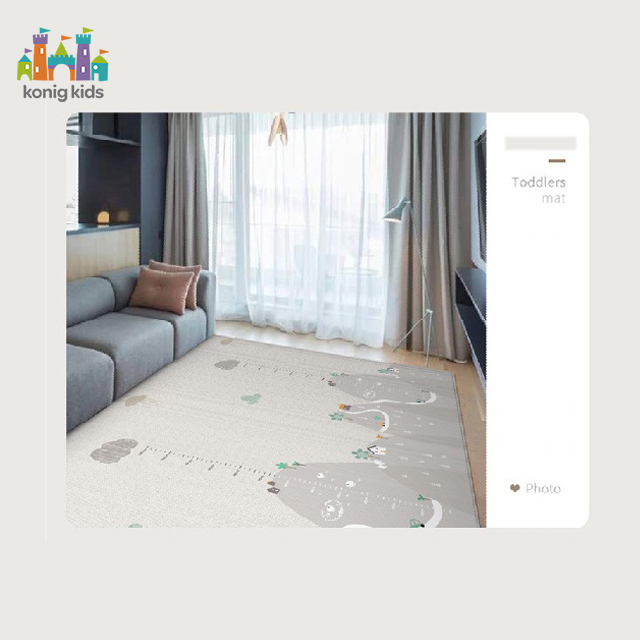 Konig Kids Manufacturer Resources Thick Foldable Baby Floor Mat Puzzle Waterproof and foam Crawling Mat XPE