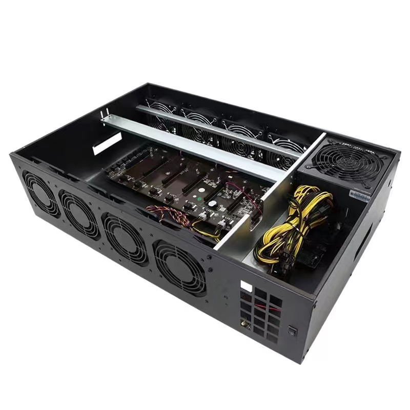 Использование в домашних условиях машина шасси материнская плата 8gpu 847 pro/b85/b75 графическая карта Rig Чехол Коробка 8 GPU сервере дело