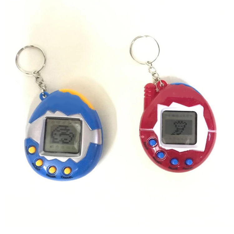 2021 Yohi Virtual Cyber Cute Pet Toy Retro Game Tamagotchis Key Chain Tamagotchi Color Screen