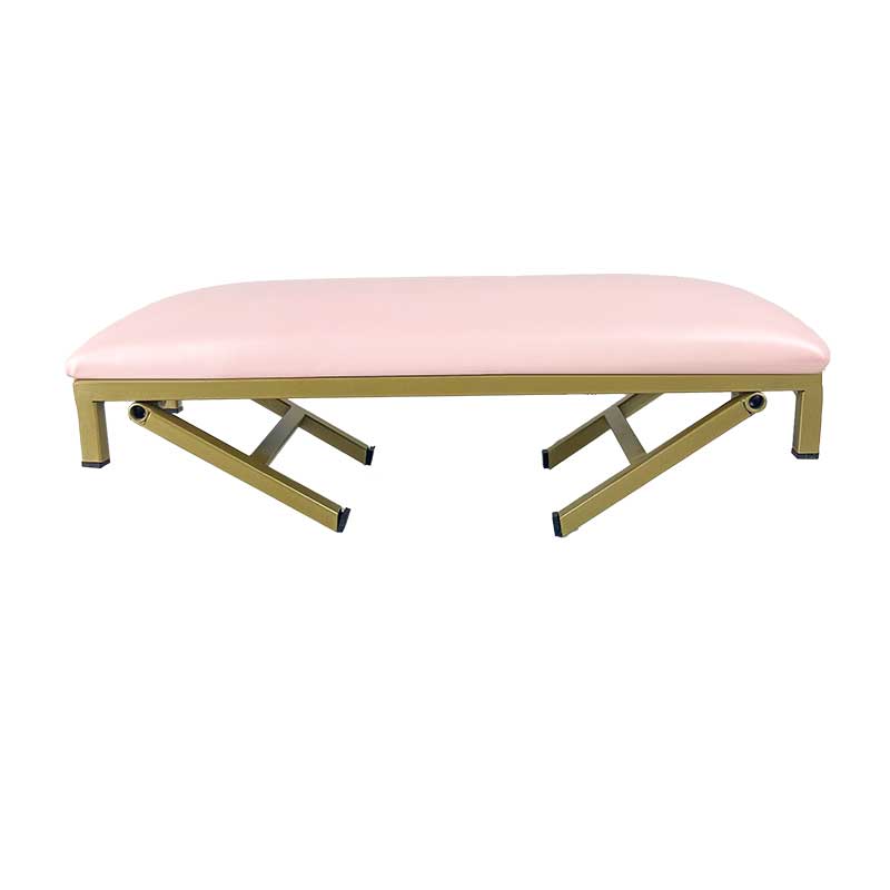 Premium Quality Designer Pink Nail Art Arm Rest Cushion Soft Leather Nail Arm Rest Hand Pillow Set With Table Mat