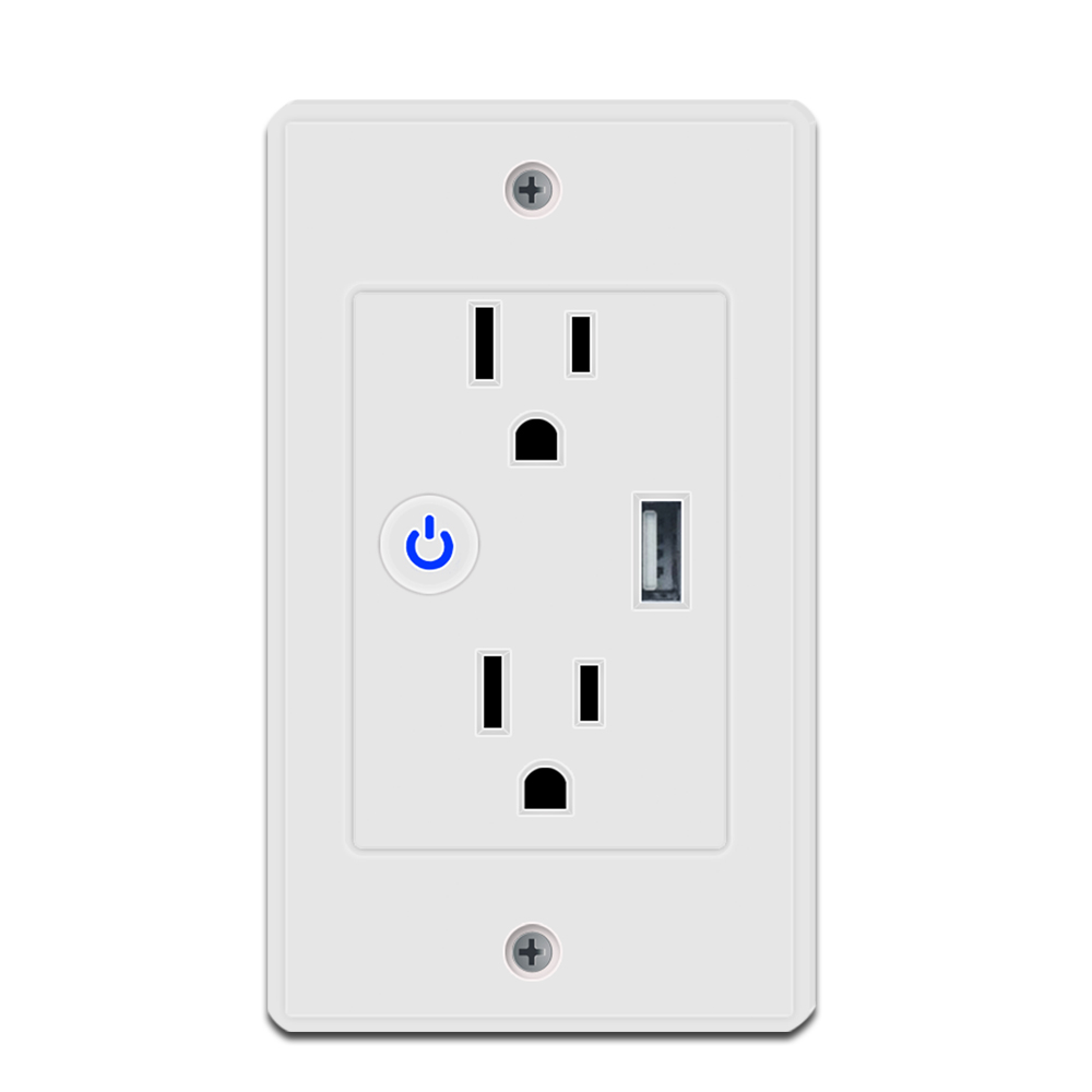 ZigBee США в настенной розетке