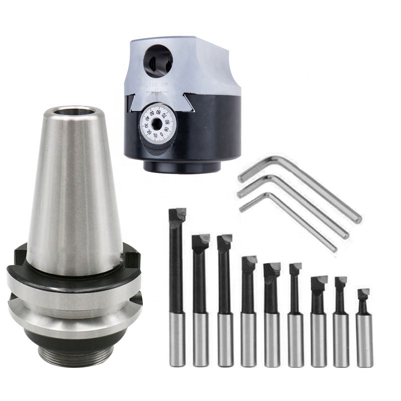 BT30/NT30-F1 Rough Boring Set 3 Inch 75MM Boring Head Including 12 Boring Bars