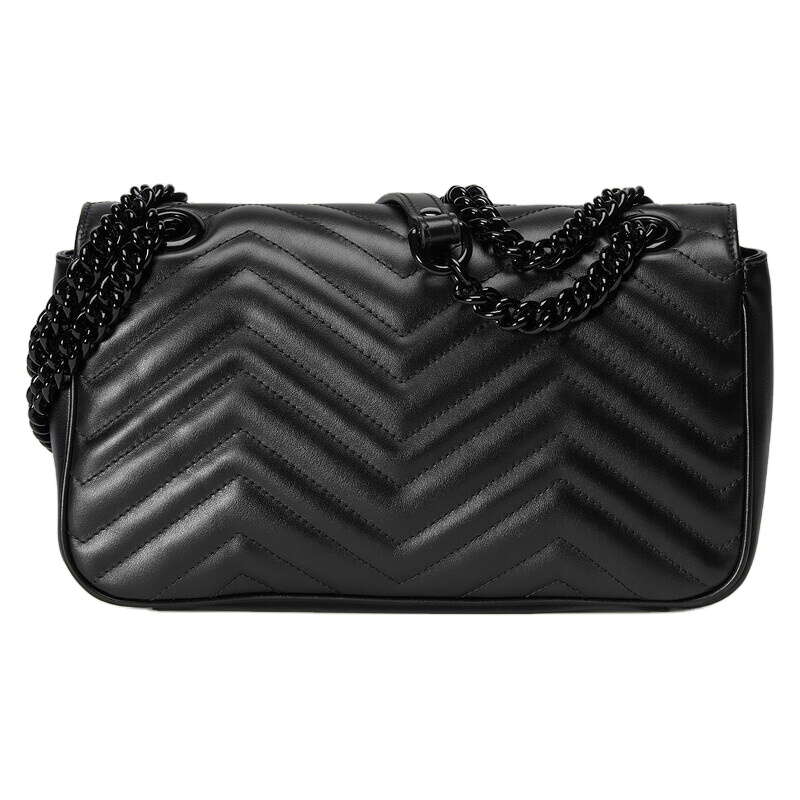Famous Brand Double G GENUINE LEATHER Chain Bags Designer Purses and Ladies Handbags Women 100% attache bag