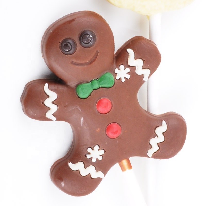 Manufacturers Produce Wholesale Gingerbread Man Chocolate Santa Claus Chocolate Christmas