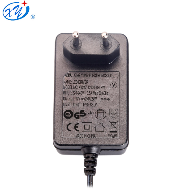 12v 2a 24W TUV GS CE EMC EU UK вилка ac dc адаптер питания