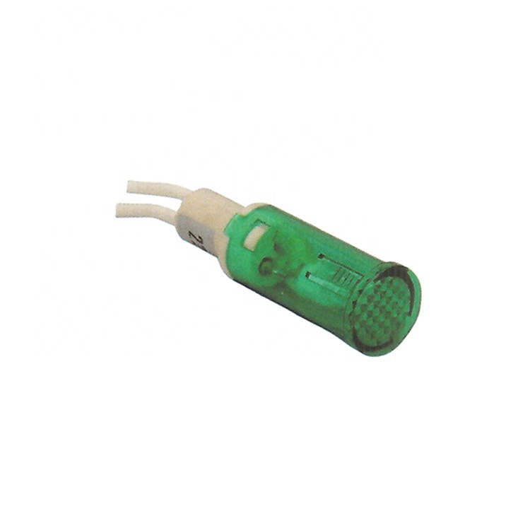 Customized symbol signal led color lamp light 14mm Plastic Indicator Led flat Head indicator light