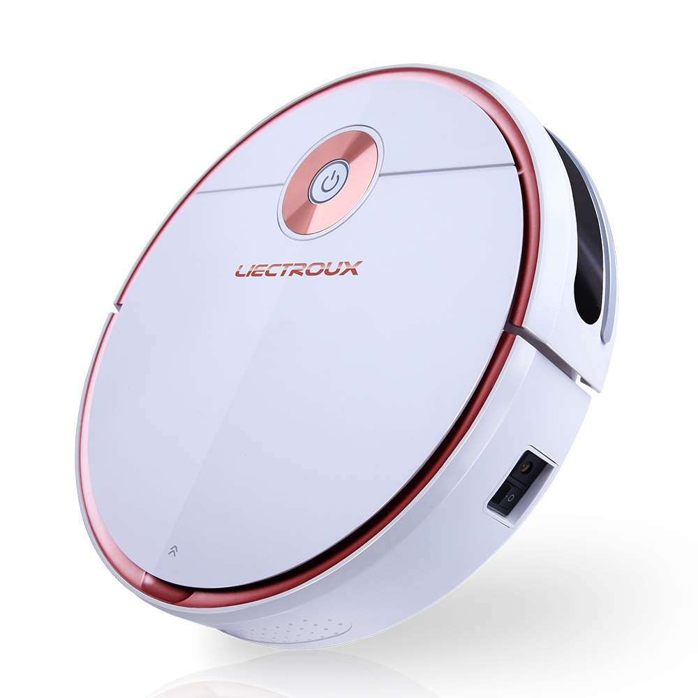 Автоматический Роботизированный пылесос LIECTROUX T6S, Модернизированный датчик столкновения, 3000 па, Wi-Fi/App/Alexa, самозаряжающийся, очень тихий для шерсти домашних животных