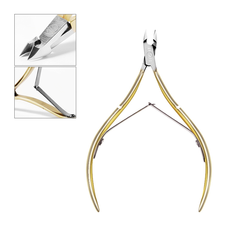 Nail Cuticle Nipper Manicure Scissors Stainless Steel Tweezer Clipper Dead Skin Remover Scissor Pusher Tool Trimmer