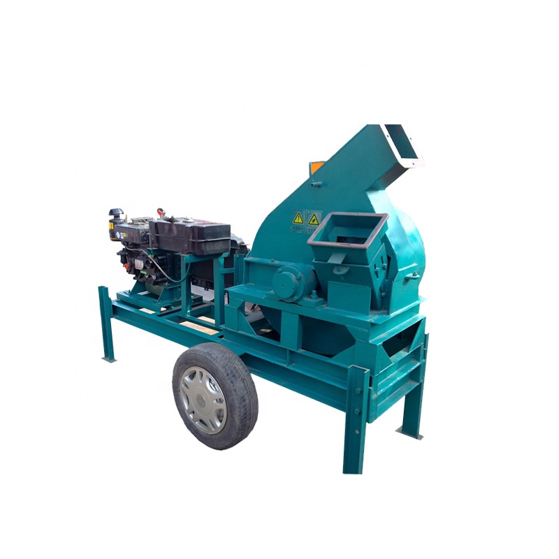 Мобильный Большой измельчитель для измельчения древесины 7hp