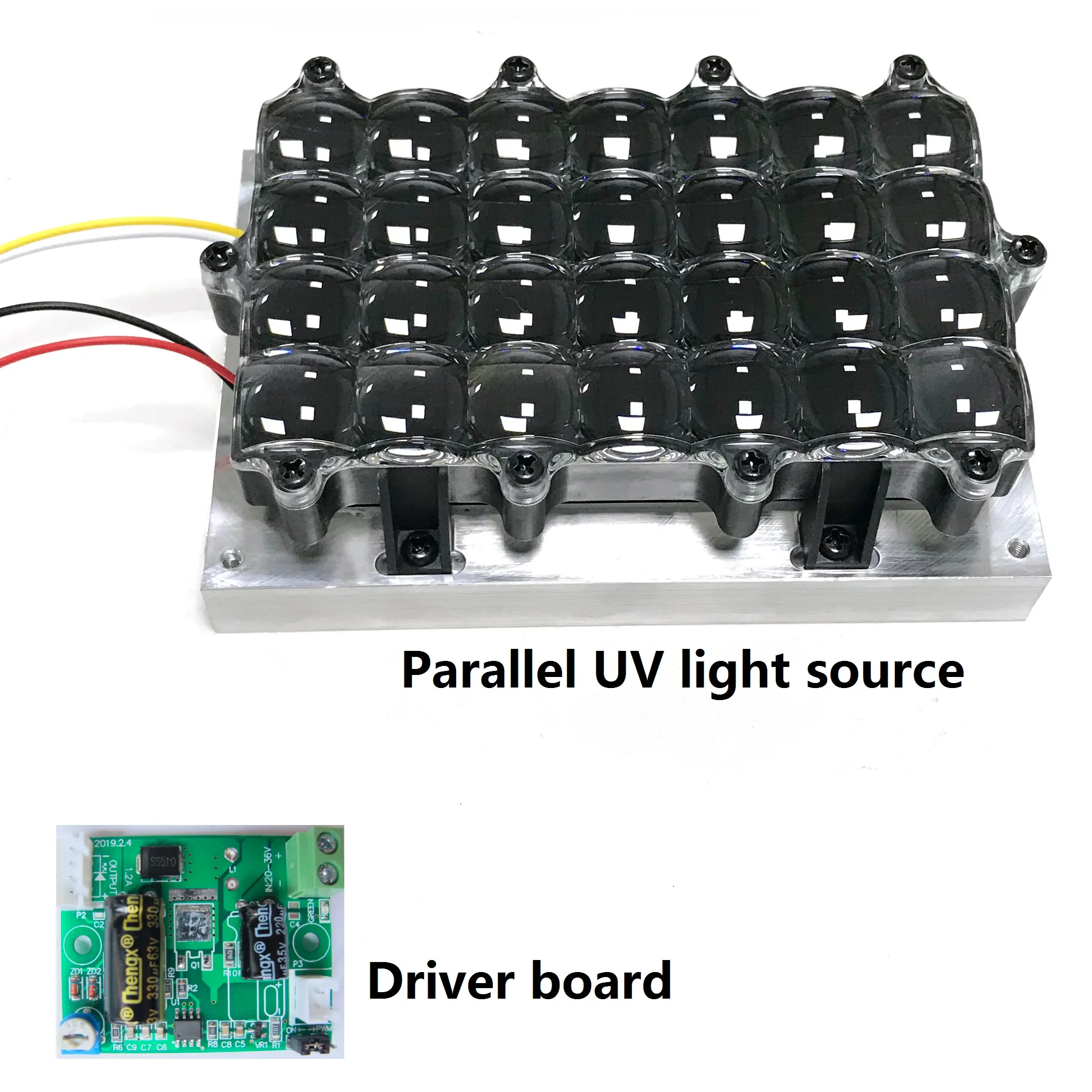 405nm UV LED Module/ UV LED Lamp/ UV LED Array parallel UV light source for 3D printer