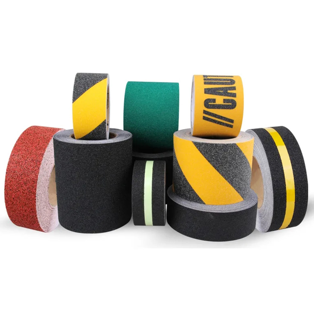 Whosale 50mm x 18.3m Waterproof Resistant Floor Marking Anti Slip Adhesive Tape Safety Non Skid Tape For Marine Ship