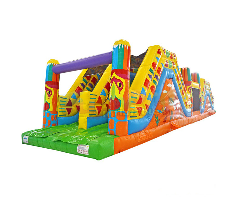 Backyard outdoor giant children bouncer bouncy castle bounce house slide inflatable obstacle course