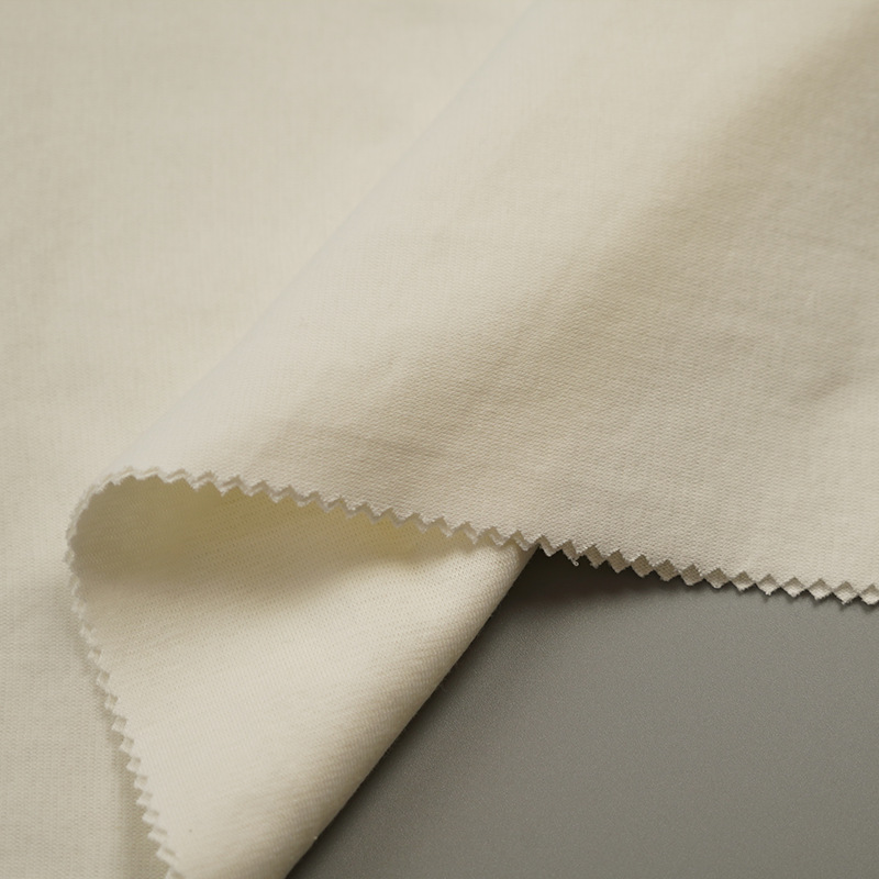 32S 1*1 92% Organic Cotton 8% Spandex GOTS Stretch Rib Knit Fabric