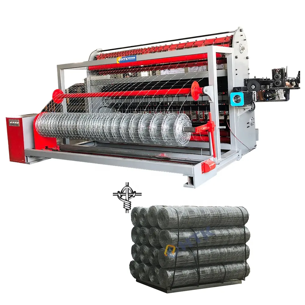 Automatic Fixed Knot Dear Weaving Wire Mesh Fence Making Machine Production Line