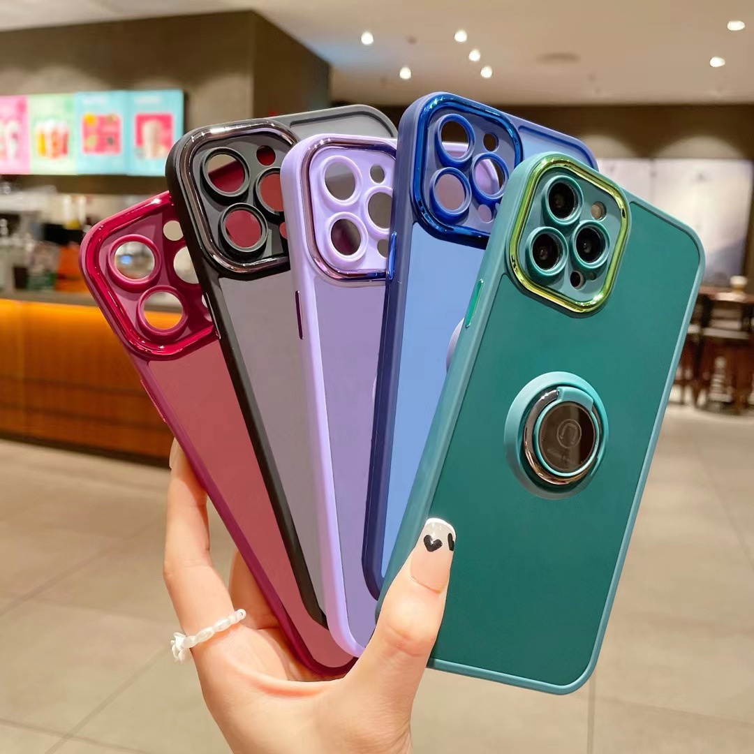 Чехол для телефона MAXUN с кольцом-держателем для iPhone X XS XR 11 12 13 14 Plus Pro Max