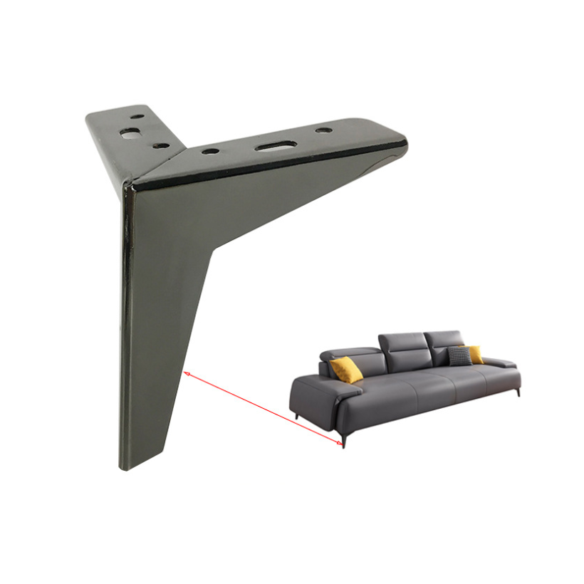 Furniture support foot thickened bathroom cabinet sofa foot metal metal foot