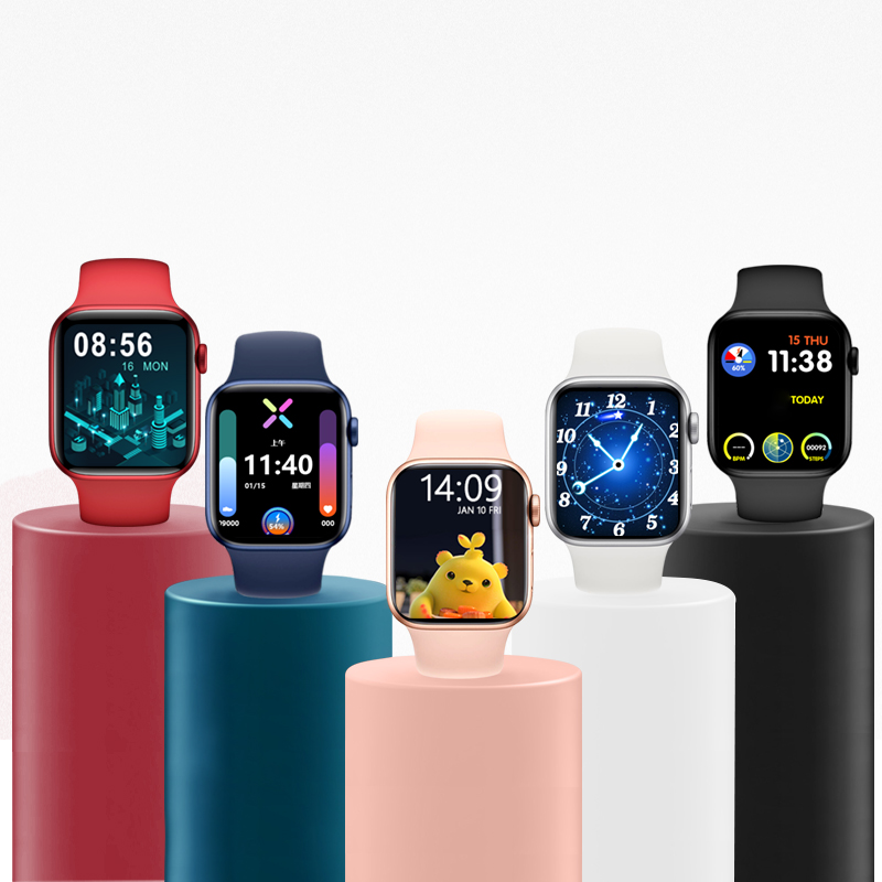 Уровень кислорода в крови, температура тела серии 6 Wearfit приложение Smart часы поддерживают беспроводную зарядку Reloj Inteligente HW22 Pro Смарт-часы