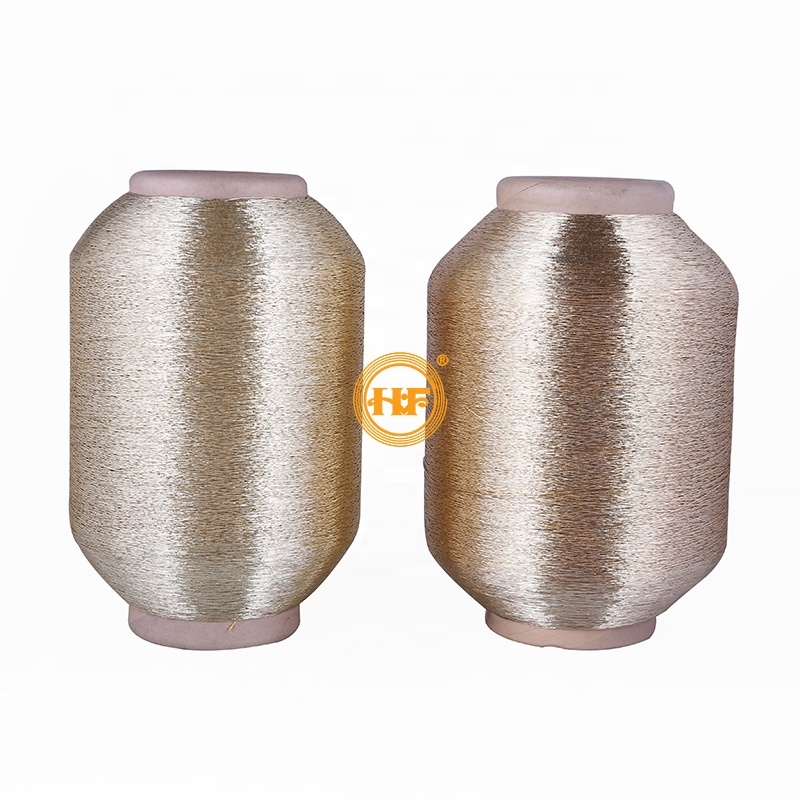 ST Type pure gold metallic yarn cotton inside