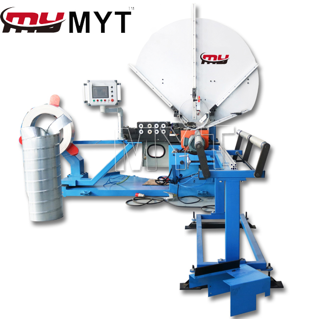 MYT, Марка MYTF-1500 HVAC, машина для производства круглых труб, машины для производства спиральных воздуховодов