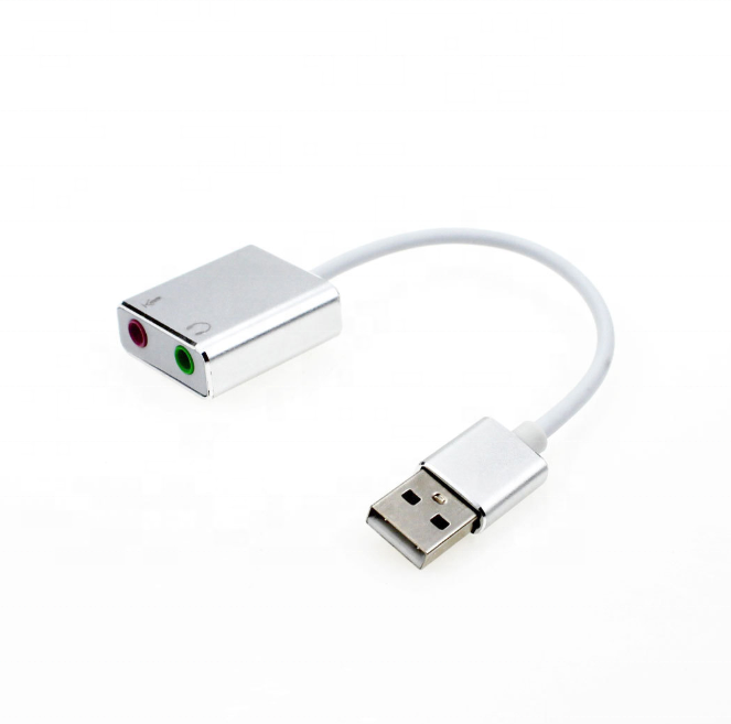 Высокое качество USB Звуковая карта Внешний 7,1 канал USB 2,0 стерео звуковая карта шнур для ноутбука компьютера