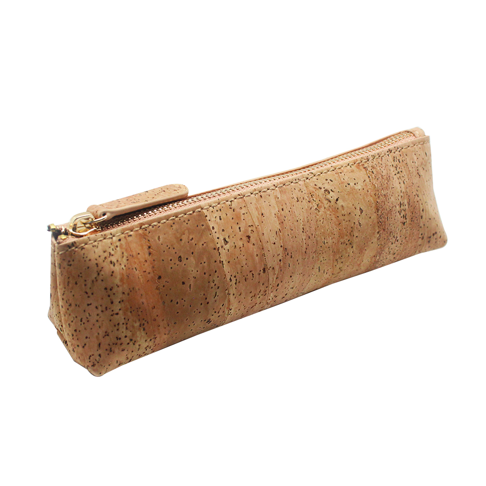Boshiho RTS drop shipping cork pen case pouch vegan pen case gift set pencil bag holder eco friendly custom school pen pouch