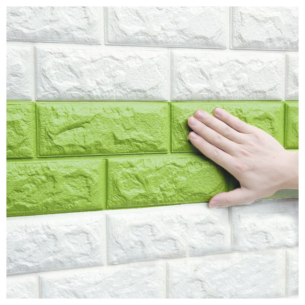 Hot Selling Brick Foam 3D Xpe Wallpaper
