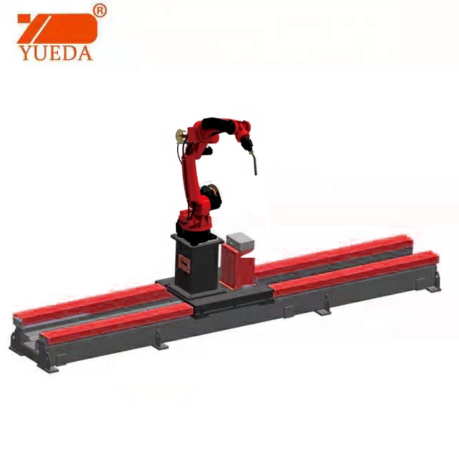 Юеда, Китай (материк) 6 axis cnc роботизированные сварочные аппараты arm с направляющей промышленный робот-манипулятор для сварки столба для Полюс на ребра жесткости