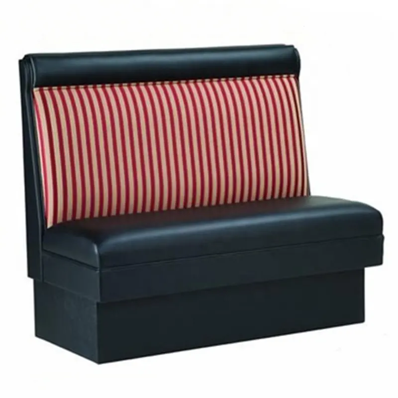 Wholesale Custom Made Modern Fast Food Restaurant Furniture Booth Seating Furniture Leather Booth Sofa