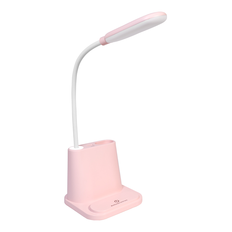Hot Sale Kids Soft Light Charging Eyes Read Pen Holder fan Usb Led Rechargeable Multi-Functional Office Desk Table Modern Lamps