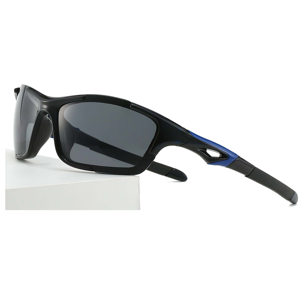 2024 Wholesale Unisex Sports Sunglasses with Blue Lenses Cost-Effective Outdoor Running Cycling Glasses Adult Size PC Frame
