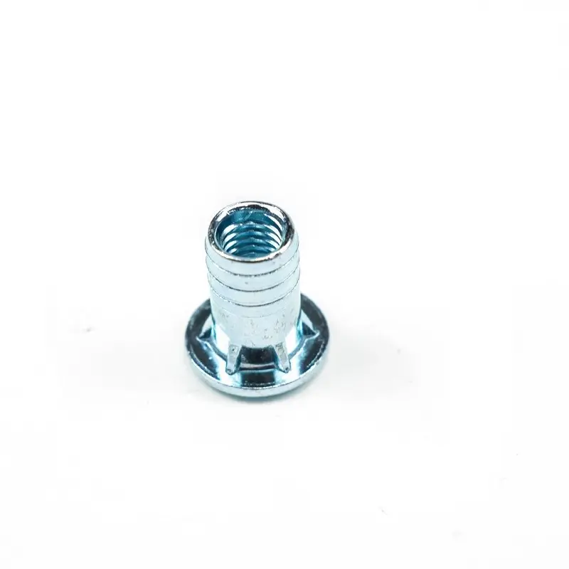 Galvanized Hexagon Socket Head Embedded Insert T-Nuts for Wood Furniture reverse thread nuts