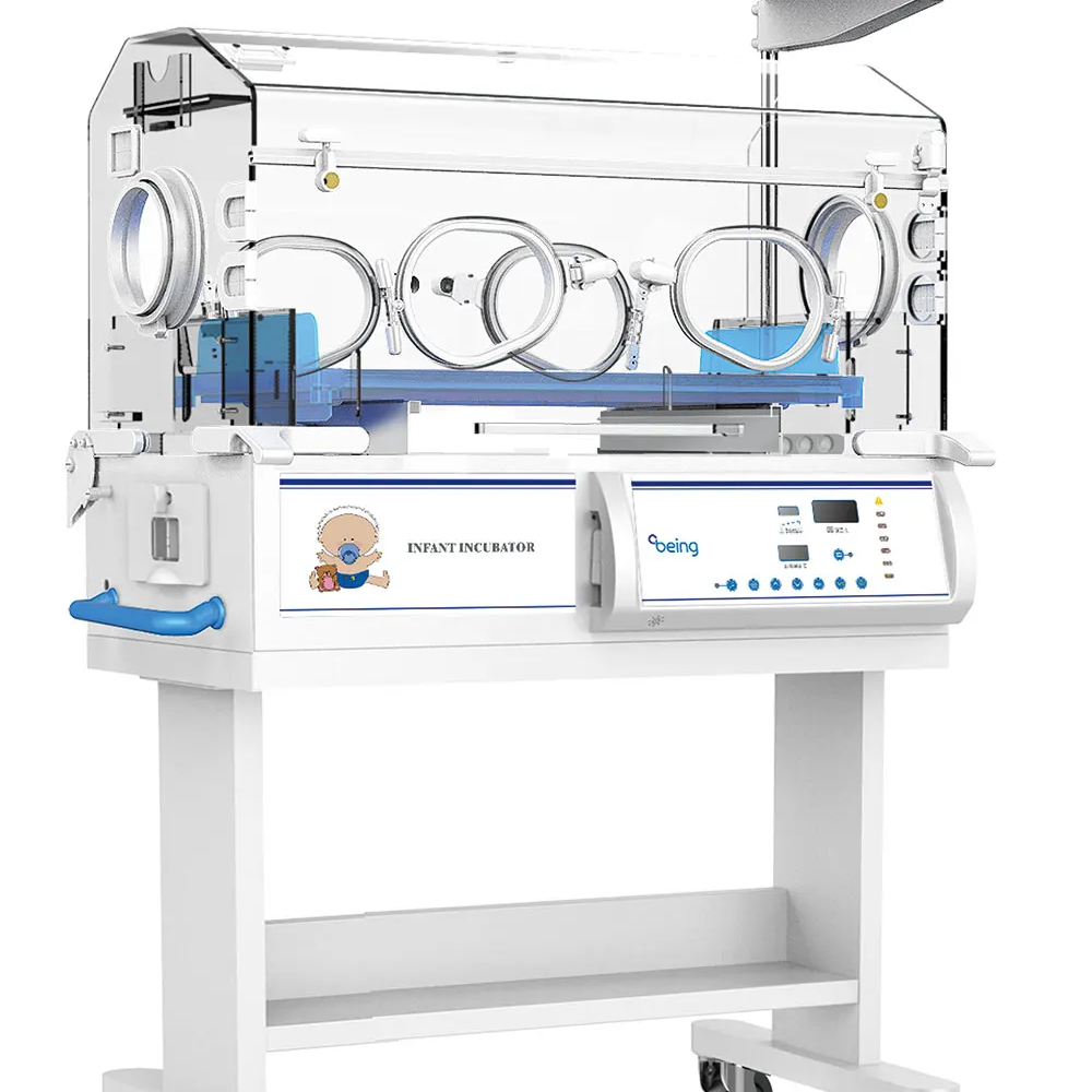 BIN-3000BB Hospital Medical Newborn baby neonatal infant Incubator with LED phototherapy