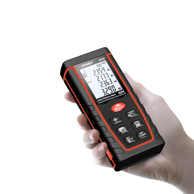 SNDWAY 60mm Building measurement Handheld Multifunction Laser distance meter